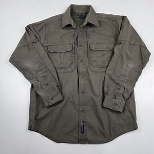 5.11 Tactical Series Taclite Pro Shirt Men's Medium Ripstop Vented Long‎ Sleeve